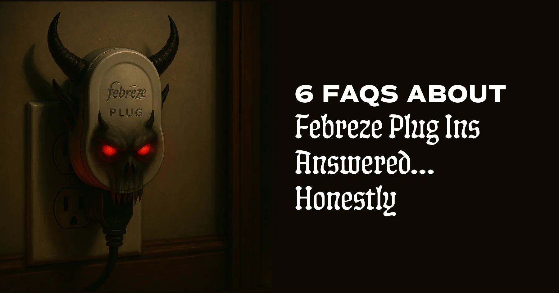 Febreze plug-in FAQs comparing with natural odor eliminators