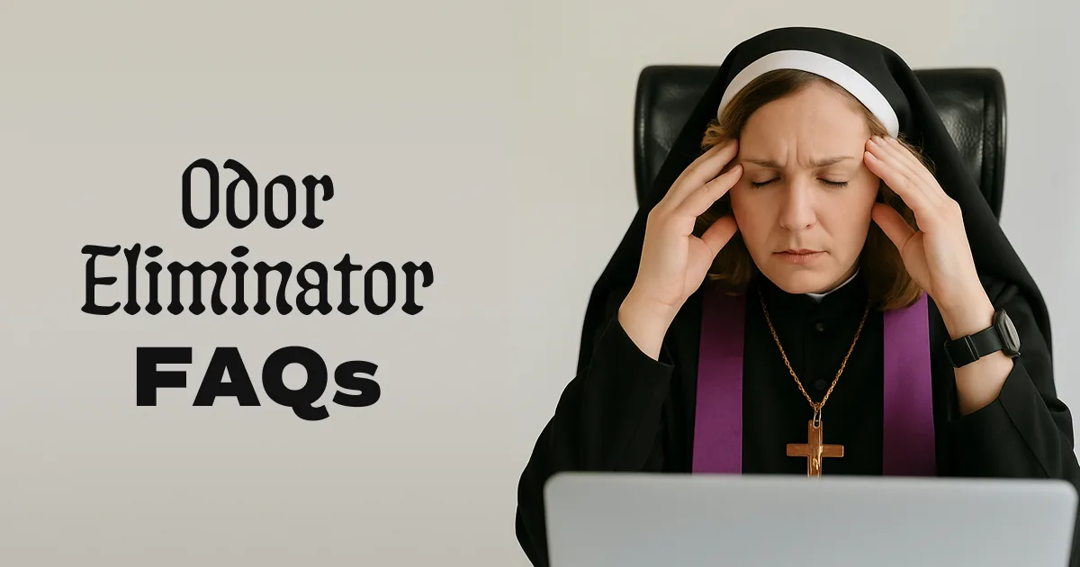 Common questions and answers about odor eliminators.