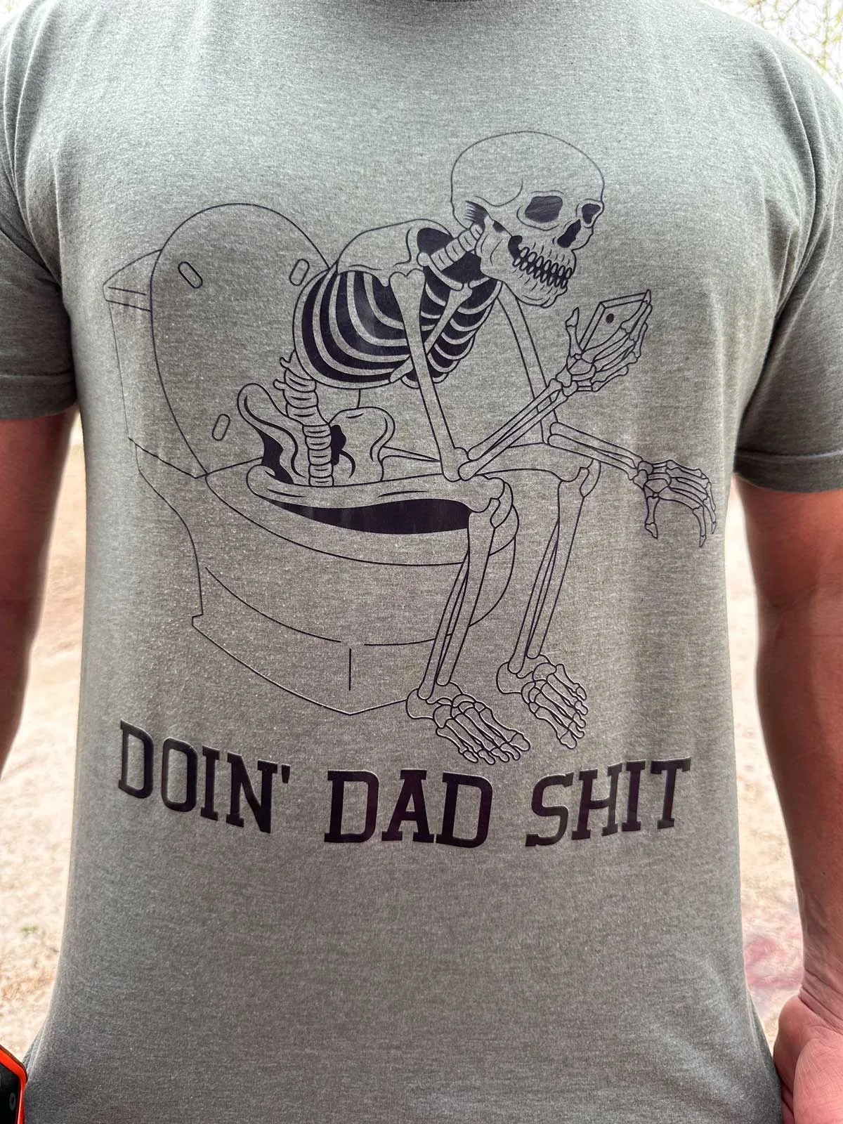 Doing dad shit.